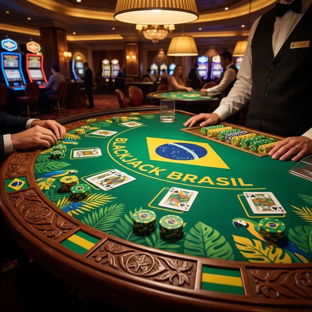 Mesa de Blackjack Aaaajogo